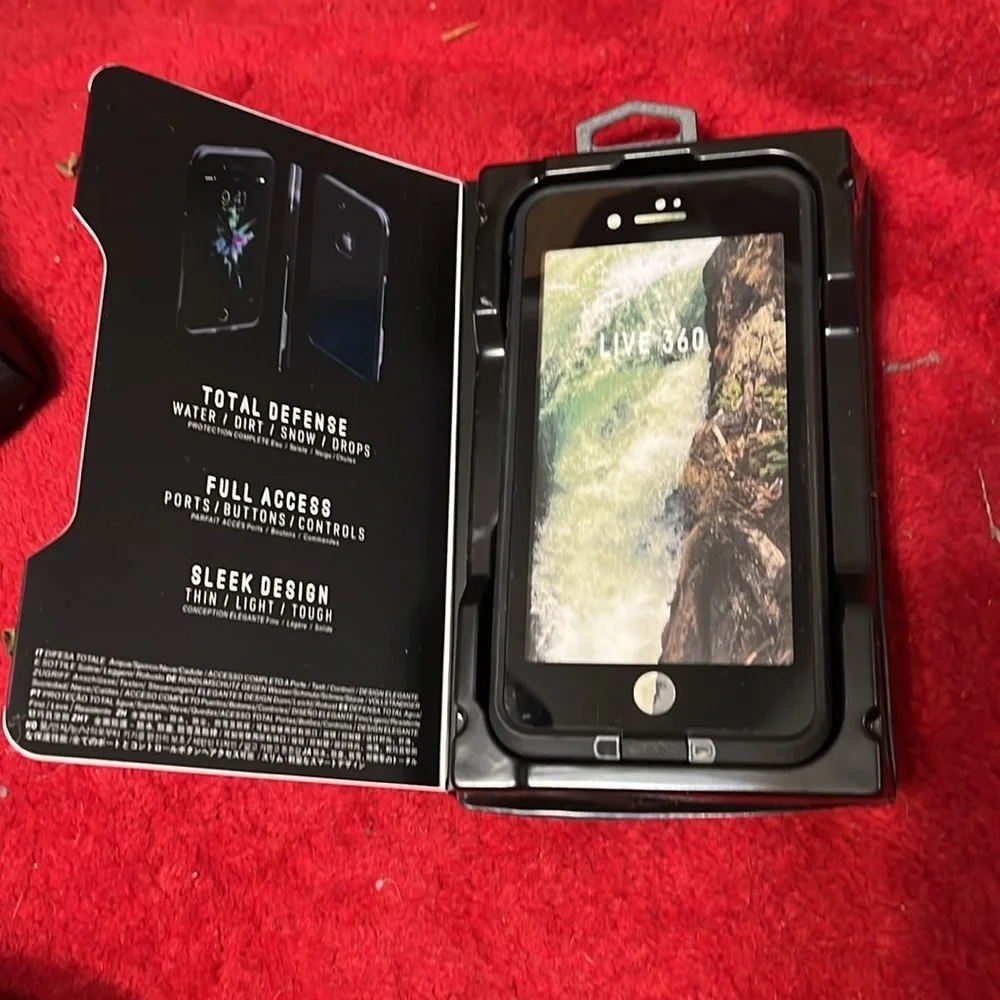 LifeProof FRE Series Waterproof Case Cover for iPhone 7 Plus 5.5in - Black